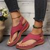 Autumn Wedges Shoes for Women High Heels Sandals Summer Shoes 2025 Flip Flop Chaussures Femme Platform Sandals Plus Size 35-43