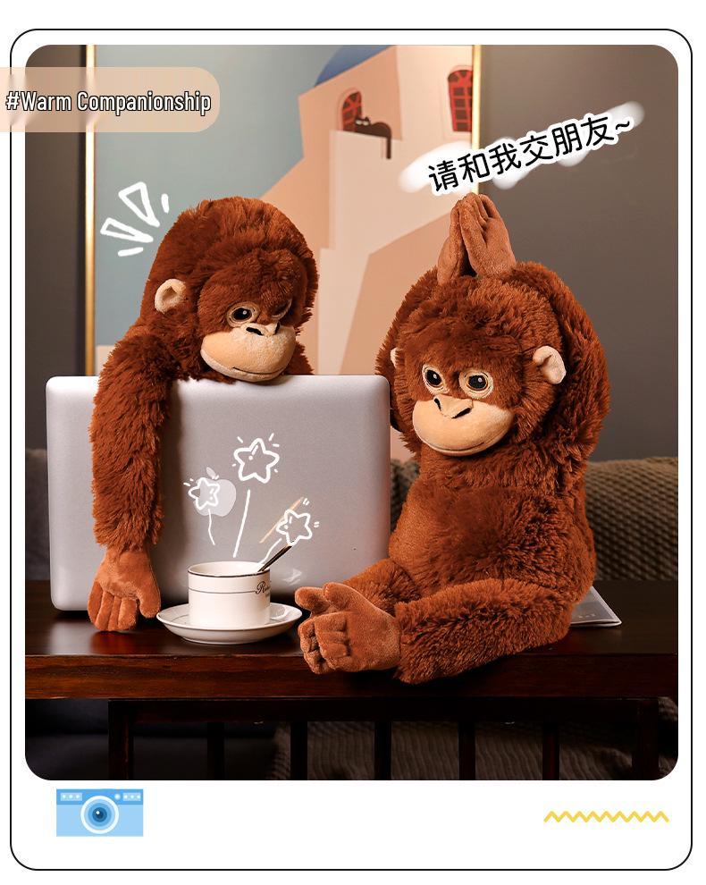 Long-Armed Gorilla Plush Toy: Creative Curtain Tieback and Hanging Monkey Doll