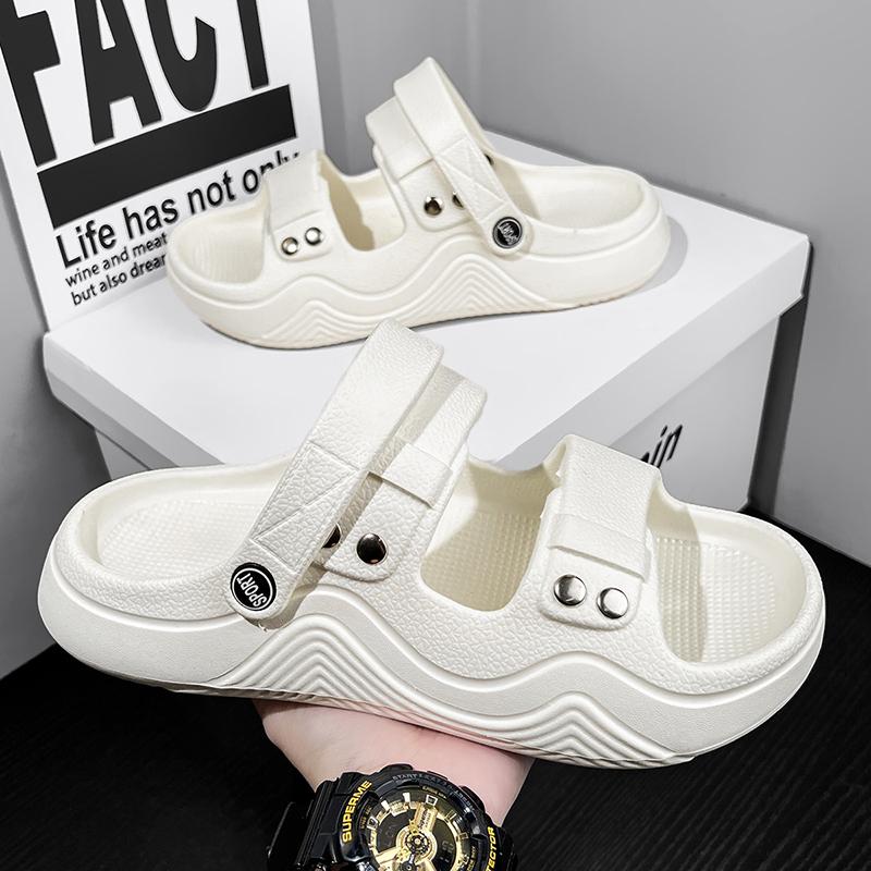 Модные высококачественные нескользящие повседневные тапочки для пары, летние мужские сандалии, классические сандалии, мужские уличные шлепанцы, женские сандалии