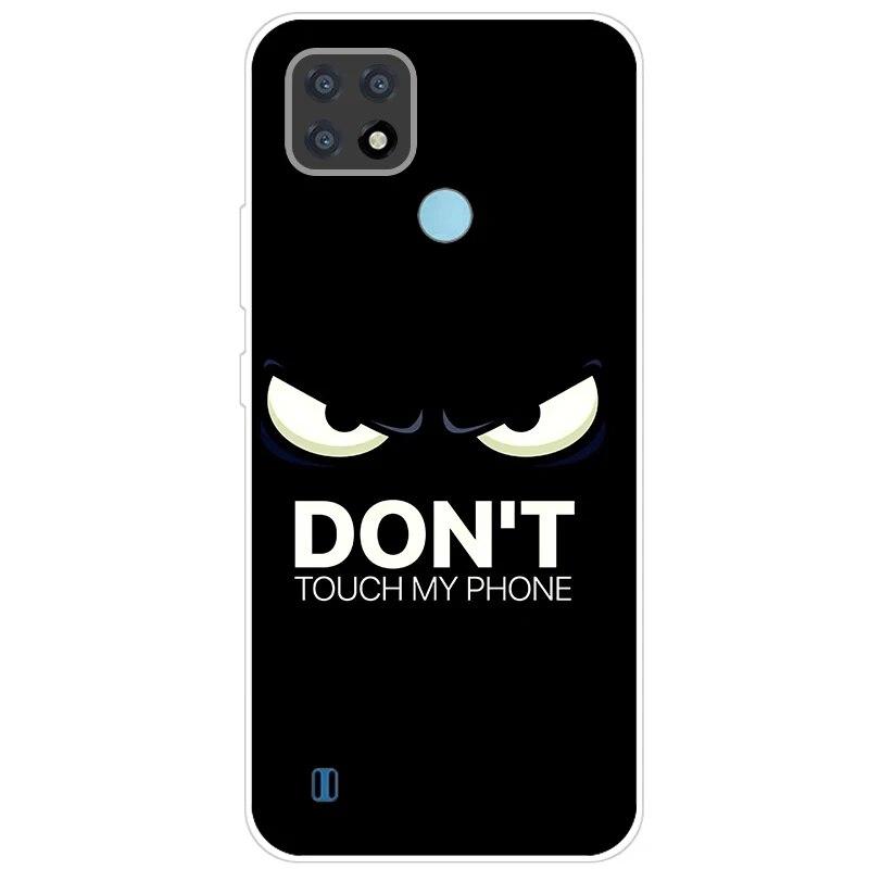 Чехол Realme C21, 6,5 дюйма, прозрачный силиконовый чехол Fudnas, мягкий чехол из ТПУ для Realmi C21 2021, чехлы для телефонов Shell C 21, задняя крышка, бампер RealmeC21