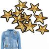 5/10Pcs Fabric Sew On Embroidery Applique Iron-On Patch Badge Stickers Stars Patches