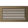 Vent Cover 17x30 Black and Gold with Blinds