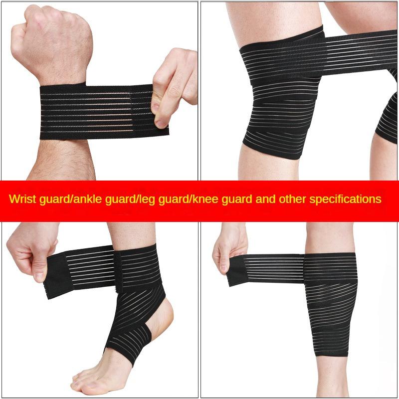 Спортивные бинты, эластичные наколенники, грелки для бедер, самоклеящиеся чехлы от судорог икр, лента для обертывания ног, защита от растяжения