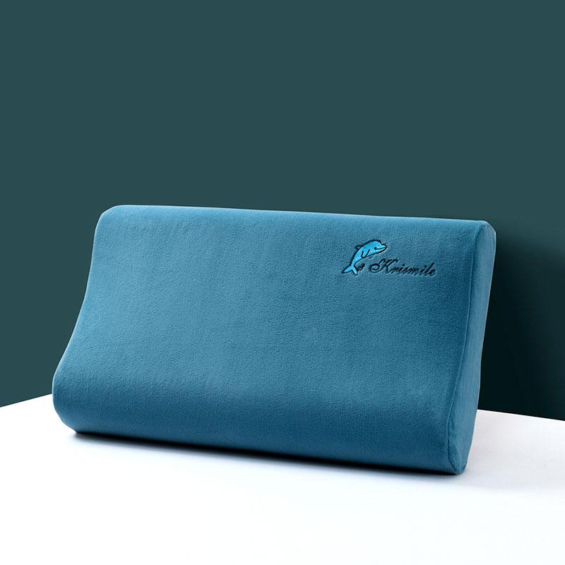 Латексная зимняя термонаволочка Детская бархатная стираная детская наволочка с эффектом памяти Вышитая однотонная плюшевая наволочка