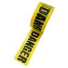 Black Character Warning Tape Yellow Tape Danger Identification Tape  Universal