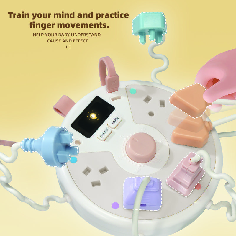Montessori Baby Sensory Plug Toy for Toddlers Education Toys Fine Motor Learning Board Airplane Car Travel Activity Toys Gifts