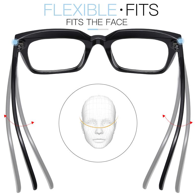 +1,25 1,75 1,5 2,0 Очки для чтения Женщины Мужчины Анти-синий свет Пресбиопические очки Винтажные квадратные компьютерные оптические очки +1,0