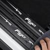 AJX1 For Ford FIGO Logo Car Door Sill Protector Sticker Waterproof Anti Scratch Guard Plate Decal Auto Modification Accessories