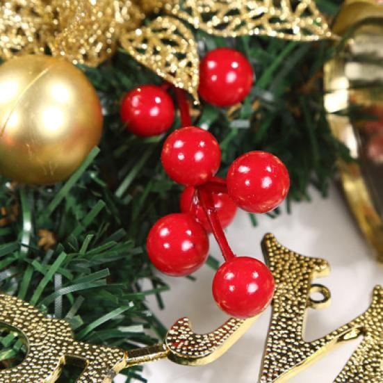 Венок Хорошая Нежная Текстура Портативный Рождественский Венок Подвесной Цветочный Венок Рождественское Украшение Венок для Дома