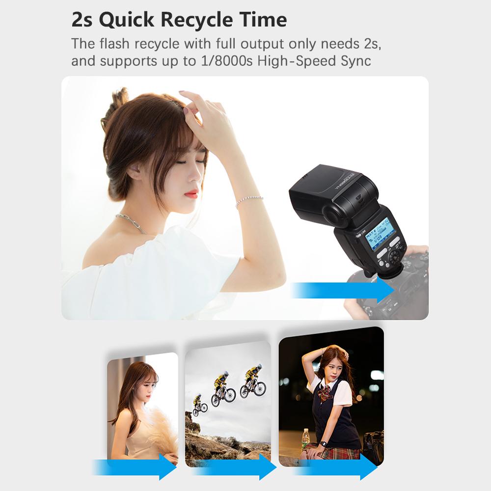 YONGNUO YN685EXRF Вспышка для онкамеры Master-Slave Speedlite GN60 TTL 1/8000 с HSS 2 с с переработкой