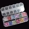 3000pcs 1.5mm Rhinestones Nail Decoration Round Colorful Glitters With Case DIY Nail Art Decorations