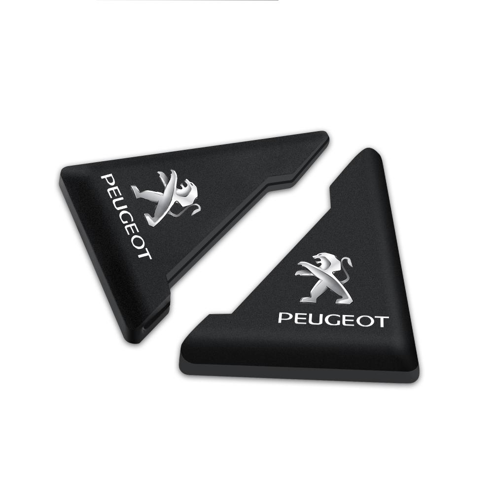 2026 Hot Car Sticker 2/4pcs Car Door Corner Protective Cover Sticker Silicone Guard Covers Auto Accessories For PEUGEOT 206 207 