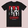 Футболка унисекс The Corrs Band с коротким рукавом, хлопок, все размеры, черная, UR439