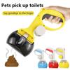 Outdoor Pet Dog Cat Pooper Scooper Portable Cleaner Garbage Picker Poop Bag Collection Convenient Pet Cleaning Tool