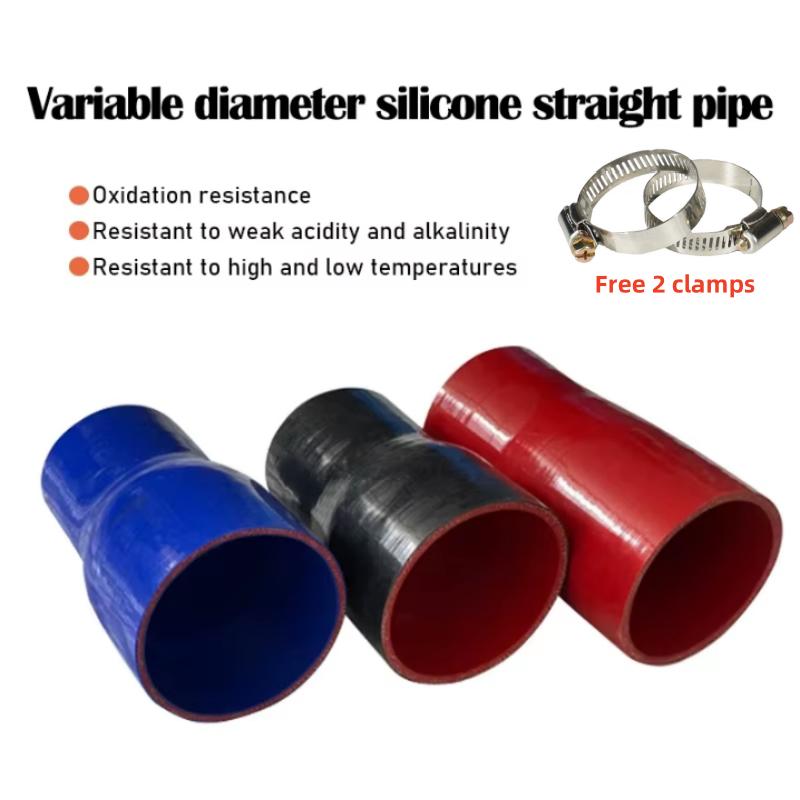 Length100mm Straight Silicone Reducer Hose Universal Silicone Hose Intercooler Turbo Intake Pipe Coolant Hose ID50/55mm-60/90mm