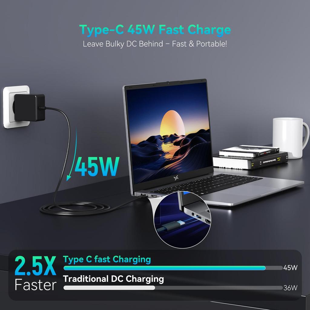 Hunidun Hibook 6 Laptop 15.6 inch 16GB+256/512GB Intel TwinLake N150 4 cores4 threads Windows11 Home Notebook