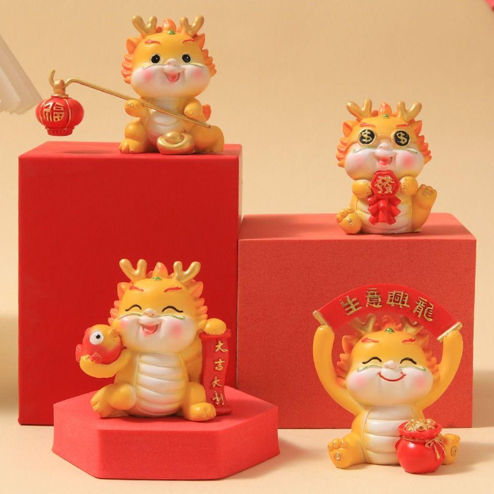 Зодиакальный дракон Дракон Микро Ландшафтные украшения Автомобильные аксессуары