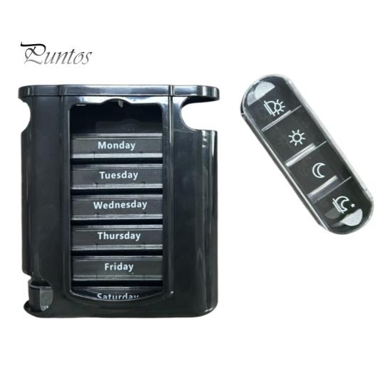 Коробка для хранения лекарств с несколькими отделениями, не содержит BPA, водонепроницаемая, влагостойкая, еженедельный органайзер для таблеток