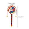 Kisangel Monkey Drum Chinese Rattle Drum Traditional Wooden Baby Rattle Toy Handheld Rattle for Baby Soothing Toy