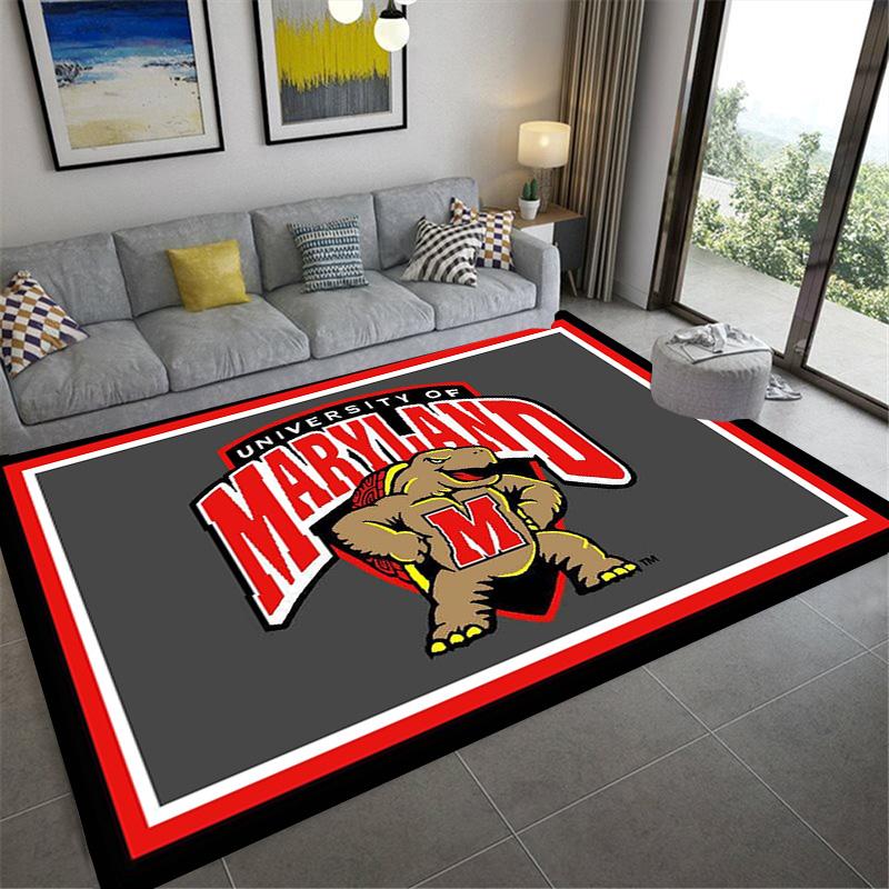 Maryland Terrapins football team Carpet Rug for Living Room Bedroom Home Sofa Decoration,Kids play Non-slip Floor Mat