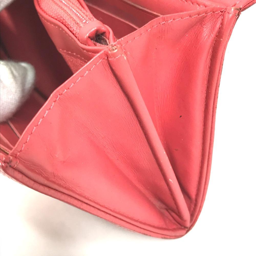 CHANEL CC CC Mark logo Long Wallet Flap Long Wallet Caviar Leather RedBased