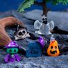 Хэллоуин маленькие украшения ужас череп тыква волшебник воскрешение призрак фестиваль кукла смола поделки настольные украшения