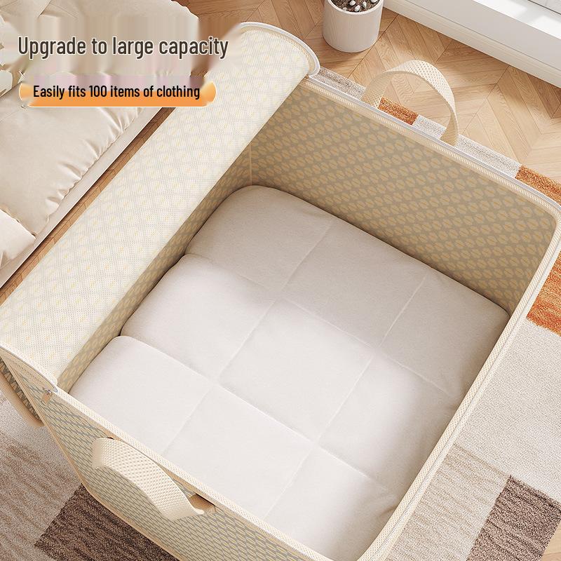 Очень большая вместимость, пыленепроницаемый мешок для хранения одежды и одеял - влагозащищенный органайзер для переезда и упаковки