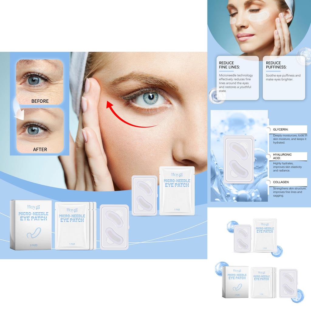 Hoygi Soothing Hydrating Eye Masks For Nourishing Moisturizing Gentle Care And Revitalizing Eye Area Skin