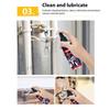 Rust Removal Spray 120ml Professional Anti Seize Lubricant Rust Remover For Metal Automobile Bolt Loosening Agent Fast Acting
