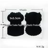 Waterproof Black Matte Erasable Glass Bottle Labels - Self-Adhesive Blackboard Stickers