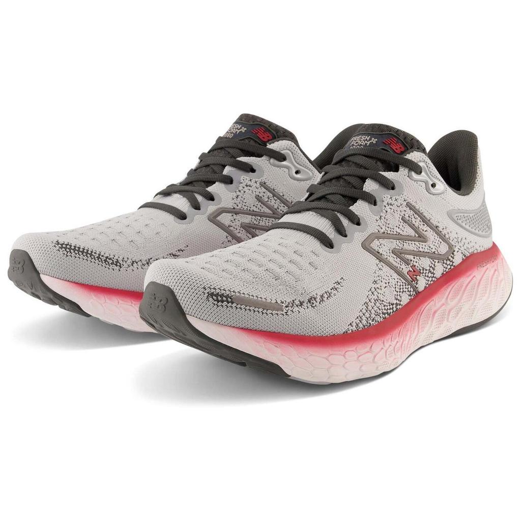 New Balance Fresh Foam X 1080 Retro Casual Low Top Running Shoes Men Sneaker Gray Red M1080W12