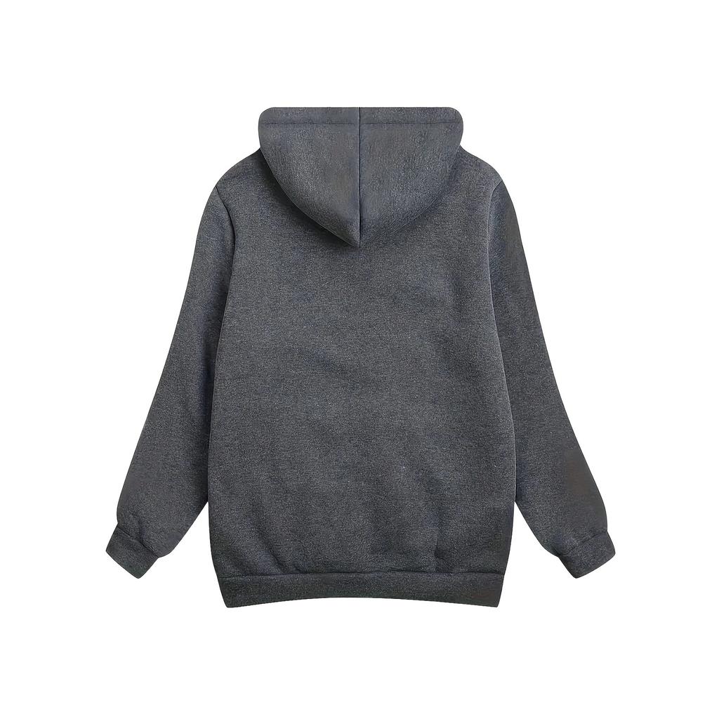 Женская теплая плюшевая толстовка с капюшоном