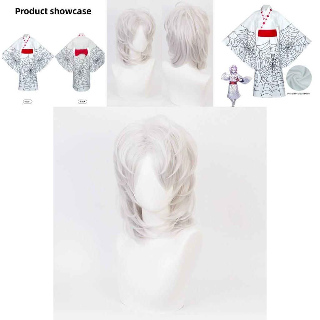 Костюм для косплея Demon Slayer Kimetsu No Yaiba Руи со спандексом для косплей-мероприятий на Хэллоуин