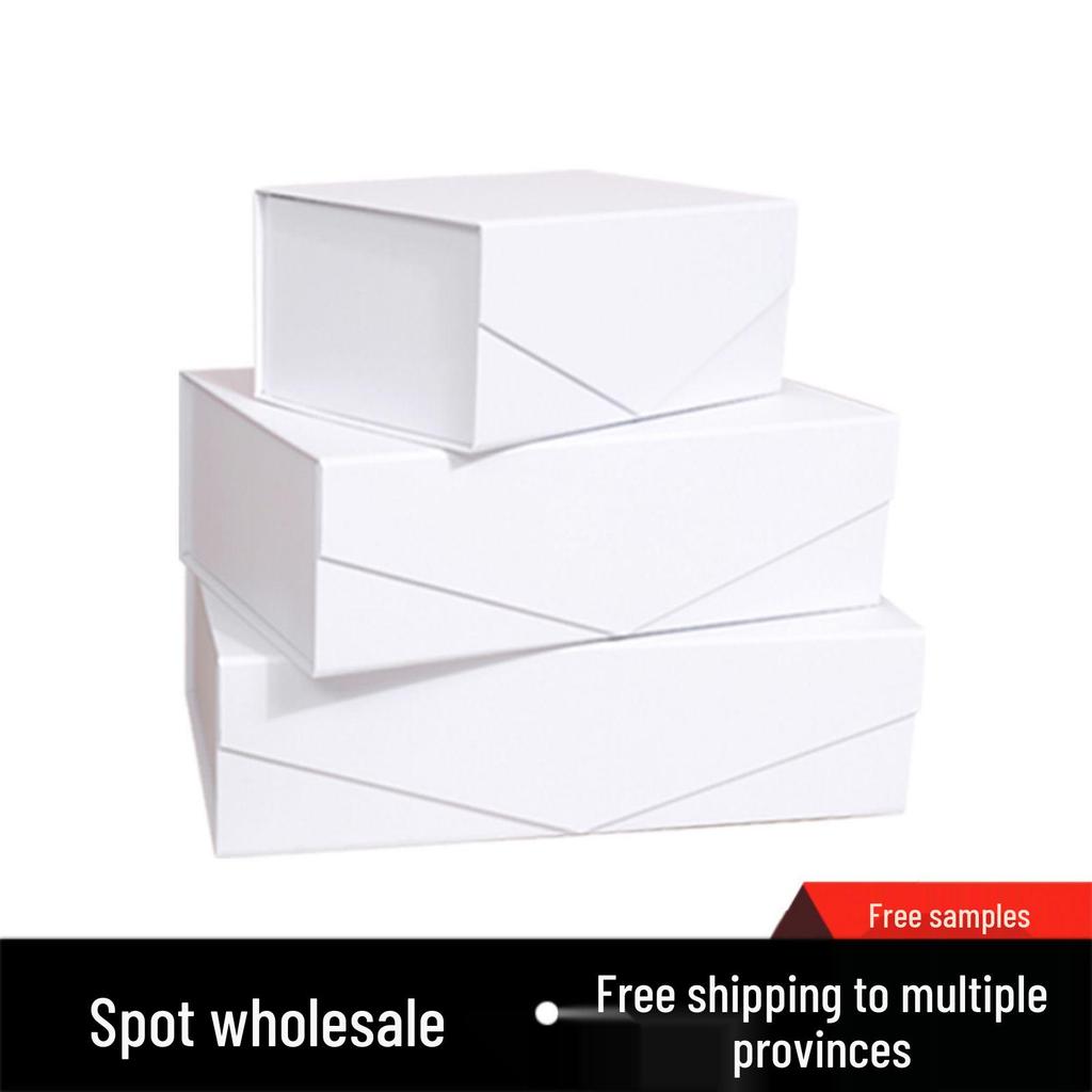 Красочная V-образная многоцветная подарочная коробка с откидной крышкой