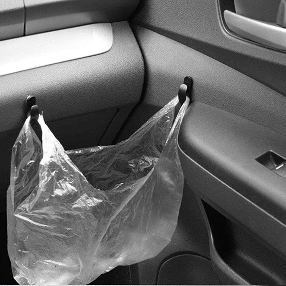 4 шт. ABS автомобильные самоклеящиеся крючки черные домашние держатели крючки универсальный автомобильный подголовник крючок автомобиль