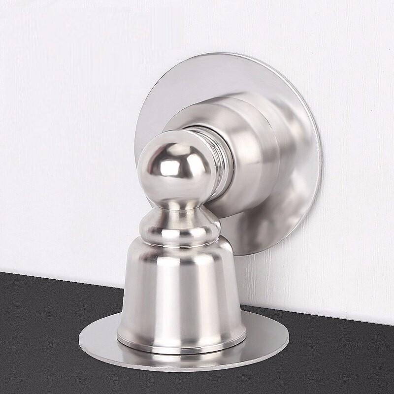Stainless Steel No-Drill Door Stopper