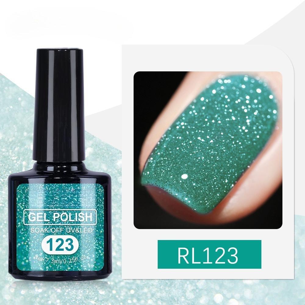 7,5 мл гель-лак для ногтей с блестками, замачиваемый УФ-светодиодный гель-лак для дизайна ногтей, маникюр