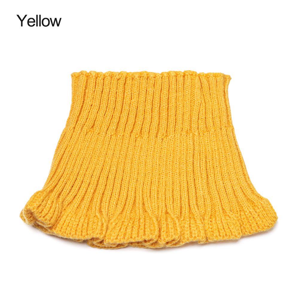 Winter Warm Windproof Detachable Neck Guard Scarf Knitted Fake Collar Turtleneck