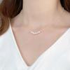 Natural Freshwater Pearl Choker Necklace 925 Sterling Silver Jewelry for Women Korean New Trend