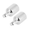 2pcs Stainless Steel Top Eye End Slide Cap 22mm 0.9in Hardware Accessories for Marine Boat