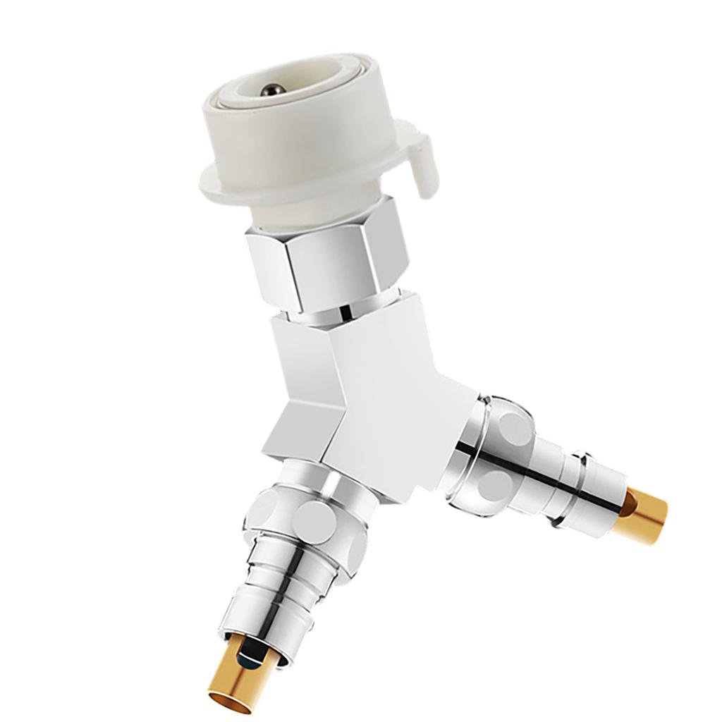 Three Way Water Diverter Valve One Inlet Two Outlet Connector Pipe Fittings 3 Way Water Separator Valve Simple Installs