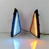 Pair For Nissan Sentra 23-24 LED Daytime Running Light Fog Lamp With Turn Signal