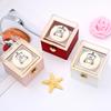 Elegant Rotating Ring Box for Proposals and Surprises Candle Holder Ring Case Elegant Jewelry Presentation Case