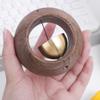 1/4pcs Solid Wooden Doorbell Magnetic Aesthetic Brass Wind Chimes Wireless Doorbells Entrance Door Bell Hanging Pendants Decor