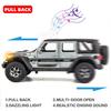 1/22 Масштаб Wrangler, литая под давлением внедорожная модель автомобиля, игрушечная модель автомобиля, 7 открытых дверей, выдвижной игрушечный автомобиль со звуком и светом для детей, коллекция подарков для мальчиков и девочек