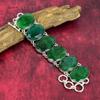 Восхитительные ювелирные изделия из замбийского изумруда, созданные в лаборатории, браслет из стерлингового серебра 925 пробы, ювелирные изделия из драгоценных камней, красивые изумрудные украшения ручной работы
