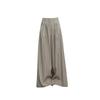 Xiaoejia Work Clothing Sense Striped Wide-Leg Pants Summer New Arrival Ruched Design Casual Easiest for Match Straight-Leg Trousers Female