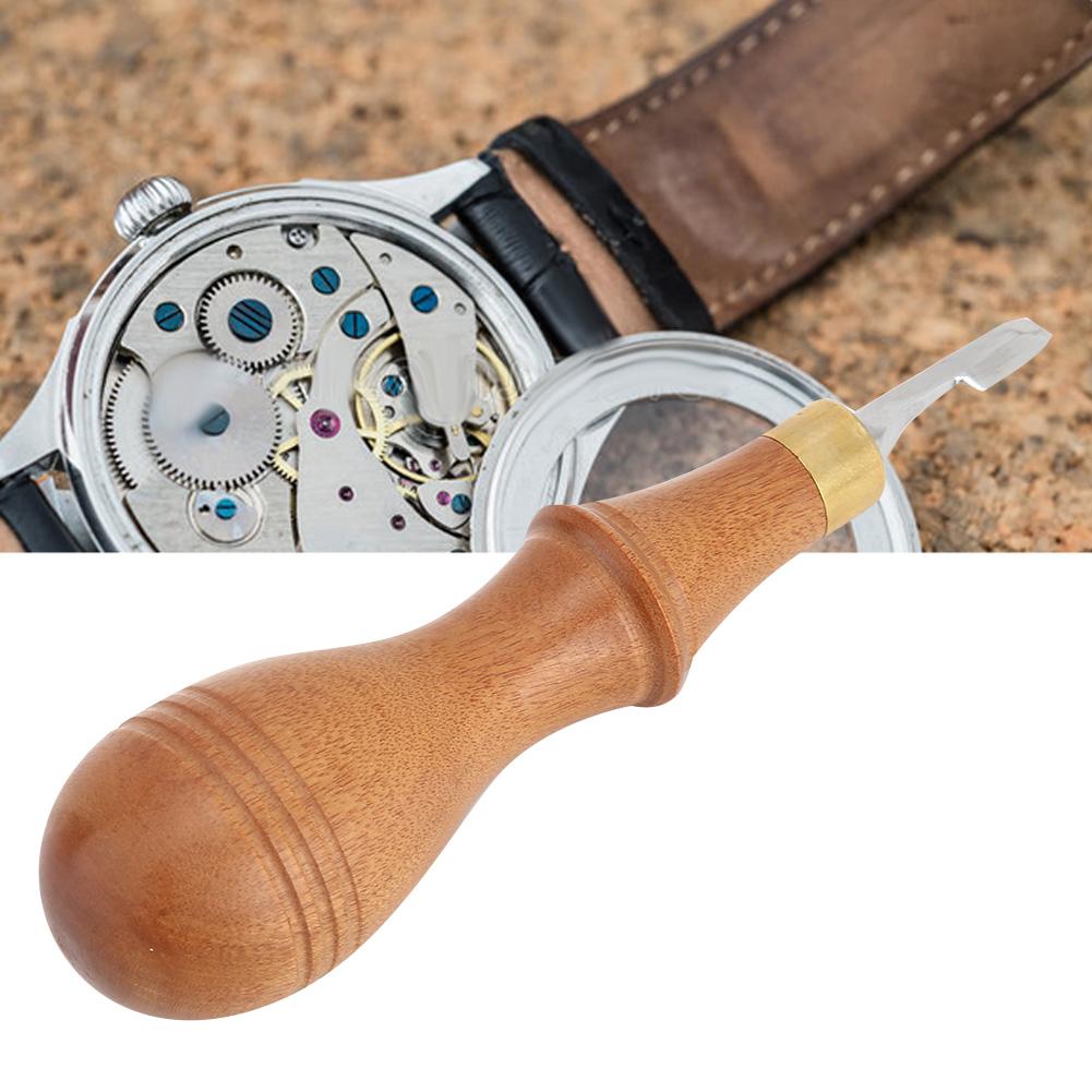 Инструмент для ремонта часов с деревянной ручкой из легированной стали (Стиль)