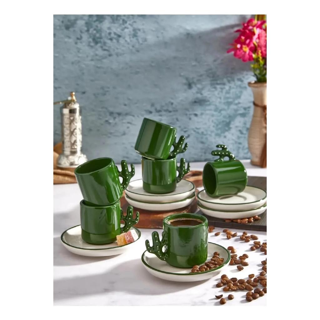 Набор чашек модели кактуса на 6 человек