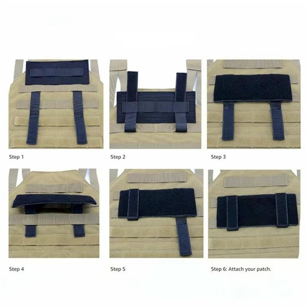 Adhesive Patch Board 2 Pieces Sturdy Attachment Plate Vest Carrier For Clothing Equipment Gear Outdoor Organization Backpack